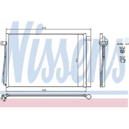 Foto Condensatore, Climatizzatore NISSENS 94679