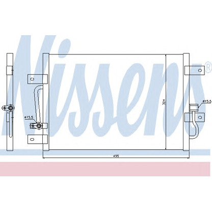 Foto Condensador, aire acondicionado NISSENS 94692