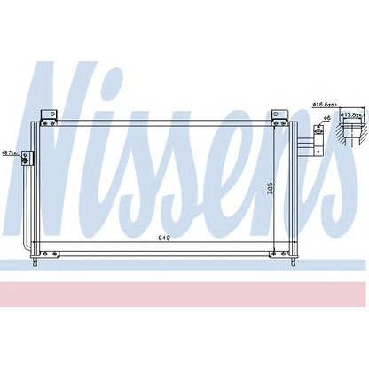 Foto Condensatore, Climatizzatore NISSENS 94705