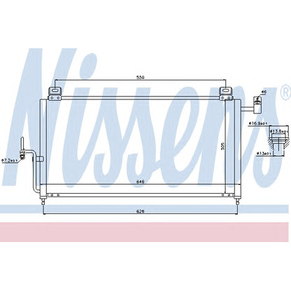 Foto Condensatore, Climatizzatore NISSENS 94720