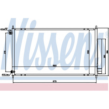 Foto Condensatore, Climatizzatore NISSENS 94732