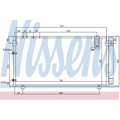 Foto Condensatore, Climatizzatore NISSENS 94795