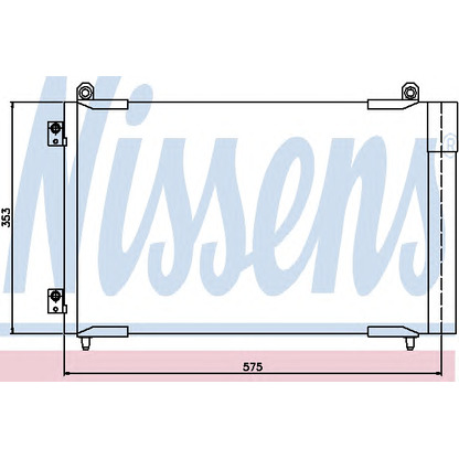 Foto Condensatore, Climatizzatore NISSENS 94837