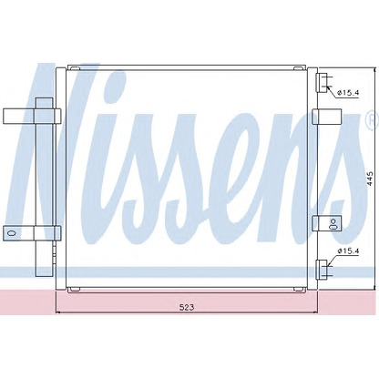 Photo Condenser, air conditioning NISSENS 94866