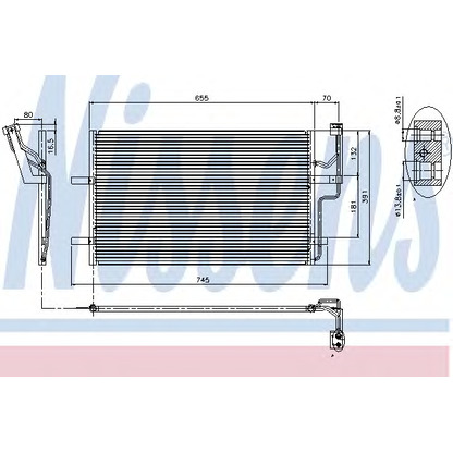 Foto Condensatore, Climatizzatore NISSENS 94901