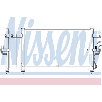 Photo Condenser, air conditioning NISSENS 94904