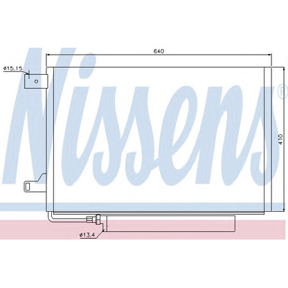 Foto Condensatore, Climatizzatore NISSENS 94911