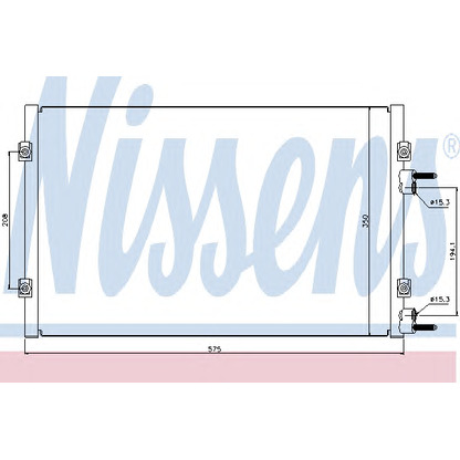 Foto Condensatore, Climatizzatore NISSENS 94928