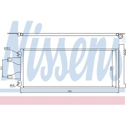 Foto Condensador, aire acondicionado NISSENS 94986