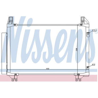 Foto Condensatore, Climatizzatore NISSENS 94991