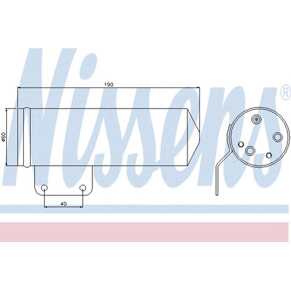 Foto Essiccatore, Climatizzatore NISSENS 95193