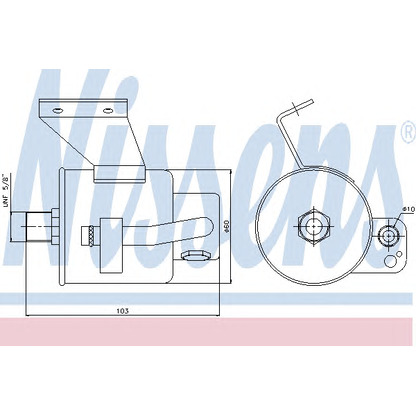 Photo Filtre déshydratant, climatisation NISSENS 95182