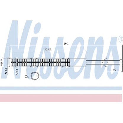 Photo Filtre déshydratant, climatisation NISSENS 95359