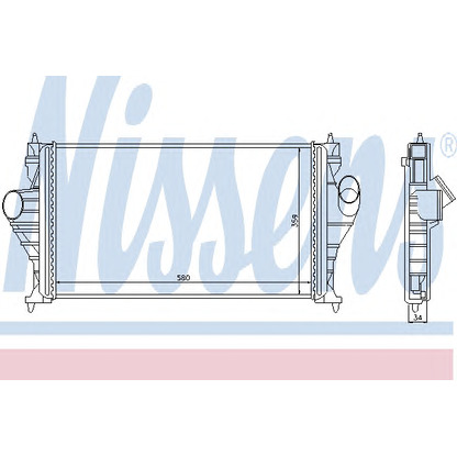 Foto Intercooler NISSENS 96838