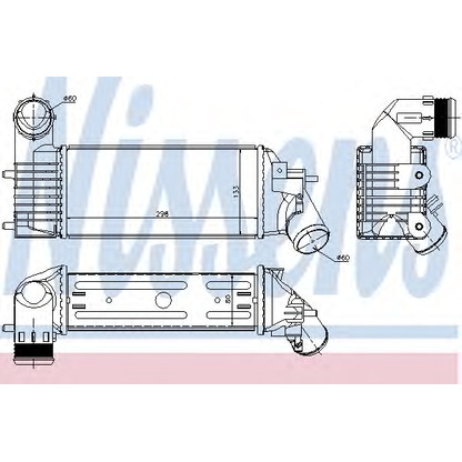 Photo Intercooler, échangeur NISSENS 96765