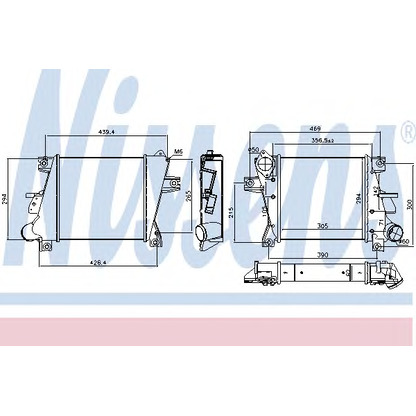 Photo Intercooler, échangeur NISSENS 96407