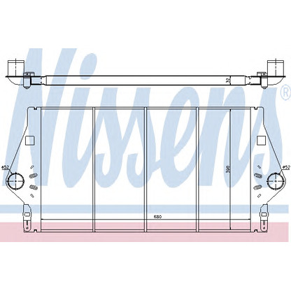 Foto Intercooler NISSENS 96779