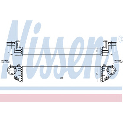 Foto Intercooler NISSENS 96714