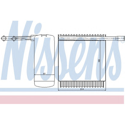 Foto Evaporador, aire acondicionado NISSENS 92130