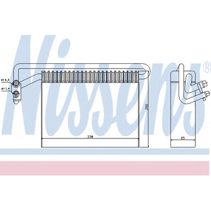 Photo Evaporator, air conditioning NISSENS 92177