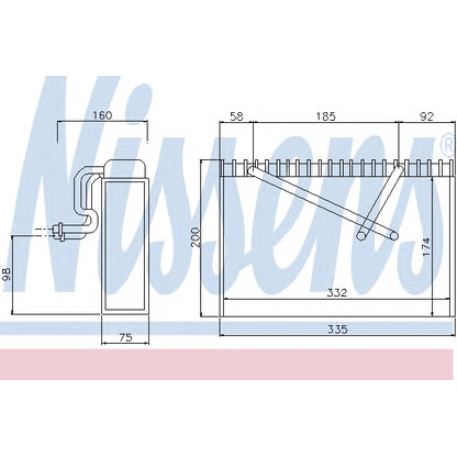 Foto Verdampfer, Klimaanlage NISSENS 92168
