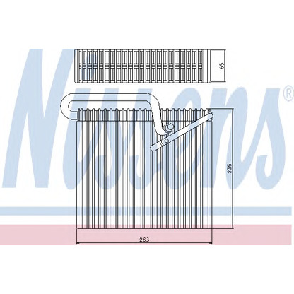 Photo Evaporator, air conditioning NISSENS 92190