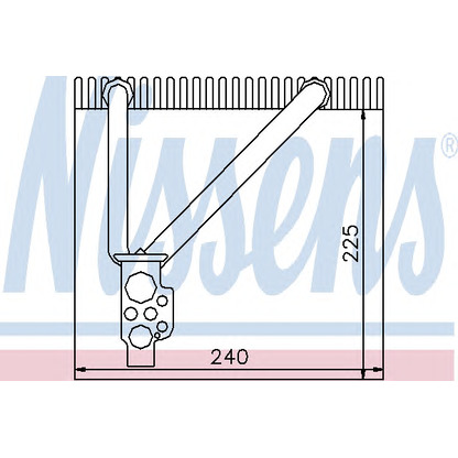 Foto Evaporador, aire acondicionado NISSENS 92164