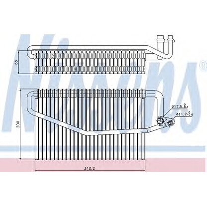 Photo Evaporateur climatisation NISSENS 92245