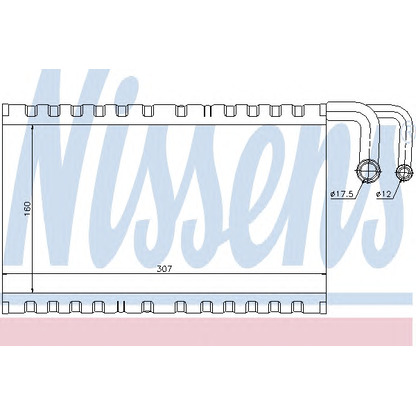 Foto Evaporador, aire acondicionado NISSENS 92235