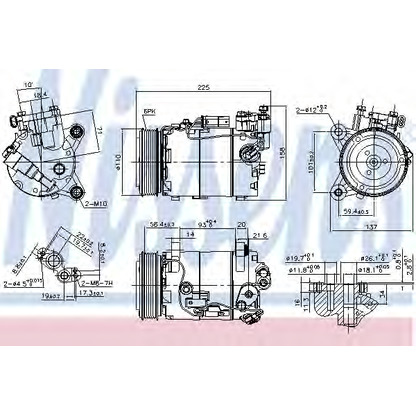 Photo Compressor, air conditioning NISSENS 890098