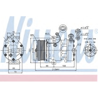 Foto Kompressor, Klimaanlage NISSENS 89042