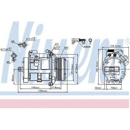 Photo Compressor, air conditioning NISSENS 89077