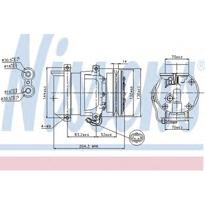 Zdjęcie Kompresor, klimatyzacja NISSENS 89108
