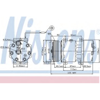 Foto Kompressor, Klimaanlage NISSENS 89125