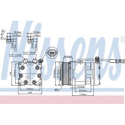 Foto Kompressor, Klimaanlage NISSENS 89139