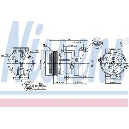 Photo Compressor, air conditioning NISSENS 89217