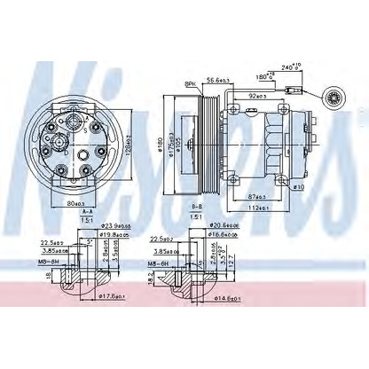 Photo Compressor, air conditioning NISSENS 89353