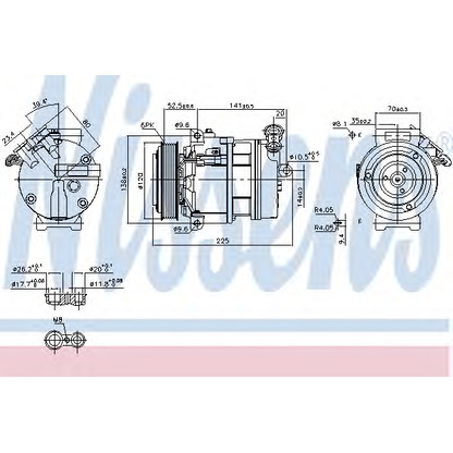 Photo Compressor, air conditioning NISSENS 89397