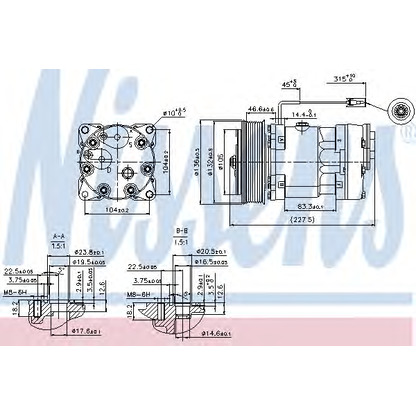 Foto Compresor, aire acondicionado NISSENS 89411