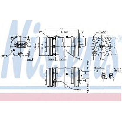 Foto Kompressor, Klimaanlage NISSENS 899919