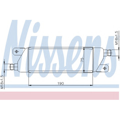 Zdjęcie Chłodnica oleju, olej silnikowy NISSENS 90568