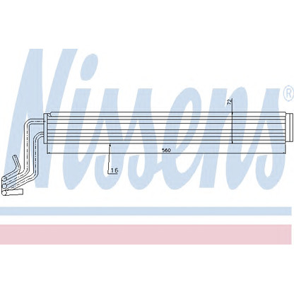 Photo Oil Cooler, engine oil NISSENS 90636