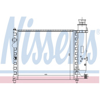 Photo Radiateur, refroidissement du moteur NISSENS 61150