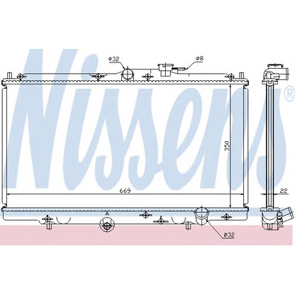 Foto Kühler, Motorkühlung NISSENS 62258A