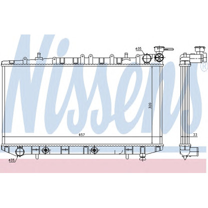 Foto Kühler, Motorkühlung NISSENS 62962