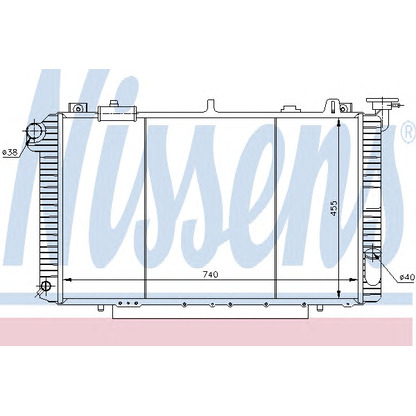 Foto Kühler, Motorkühlung NISSENS 62959