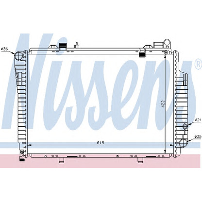 Foto Kühler, Motorkühlung NISSENS 62765