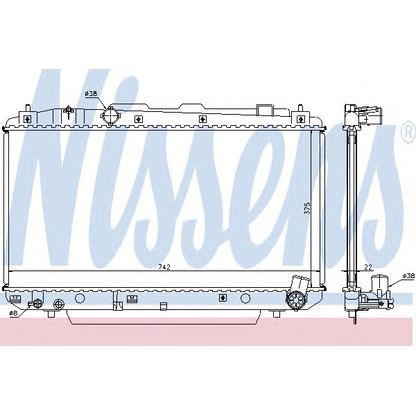 Foto Kühler, Motorkühlung NISSENS 64638A