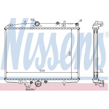 Foto Kühler, Motorkühlung NISSENS 61292A