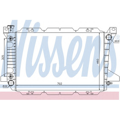 Photo Radiateur, refroidissement du moteur NISSENS 620981